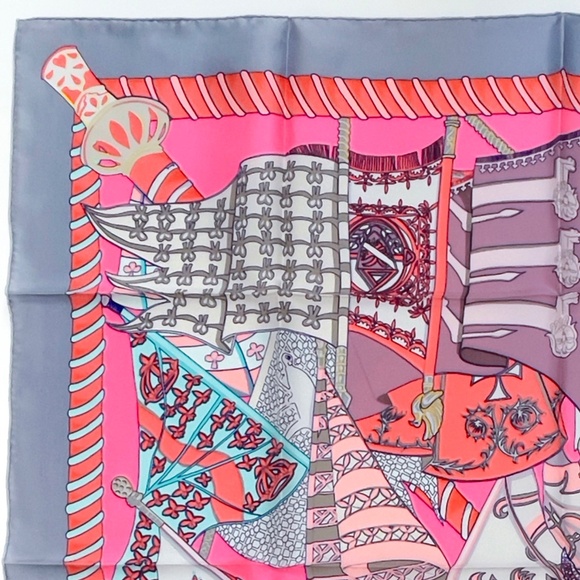 NWT Vintage Hermès Carré 90 "Étendards et Bannières" - Picture 5 of 8